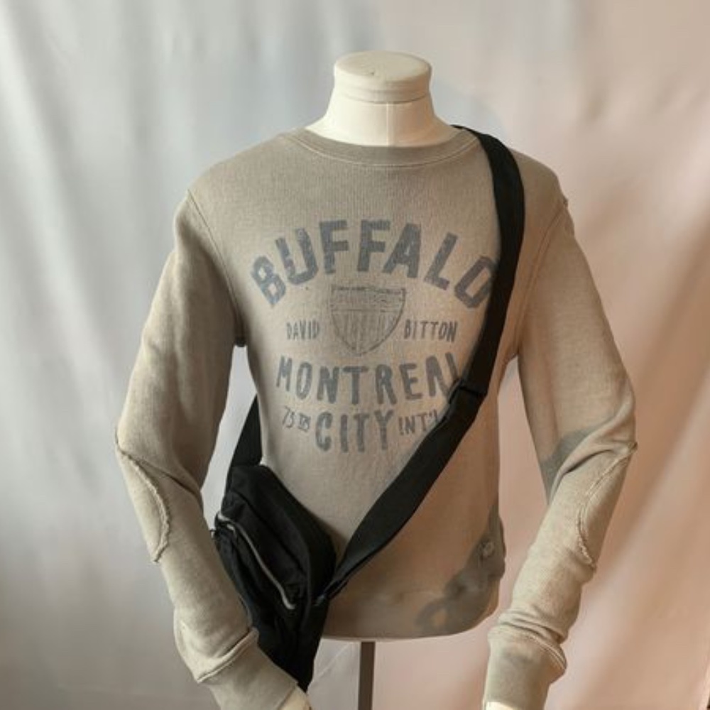 David Bitton; Buffalo, Designer Long Sleeve Shirt